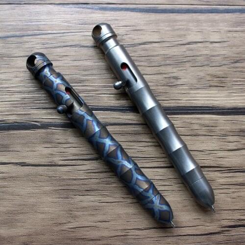 Titanium alloy EDC defense pen tactical pen gun bolt pen signature pen
