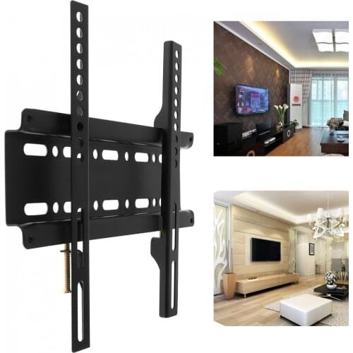 Universal Cold-rolled Steel TV Wall Mount Bracket Fixed Flat Panel TV Frame for 12-37 Inch LCD LED Monitor Flat Panel