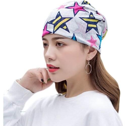 Spring Autumn Ice Silk Hat For Women Multifunction Hats Bonnet Girl Hat Unisex Beanie Casual Cap Bonnet Female Skullies Beanies