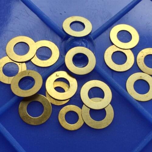 10PCS Brass Washer DIY Knife Accessories Washers Tools Folding Knives Screws Washers