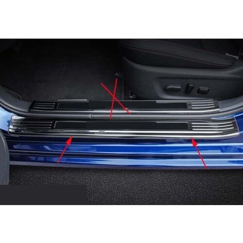 Outer Door sill Bumper Protector Cover Trim For 2019-2020 Nissan Altima 4DR Sedan black 4PCS