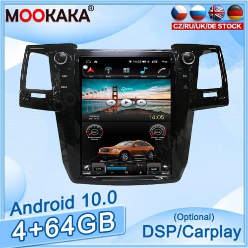 4+64GB Android10 For Toyota Runner Car GPS Navigation Car Multimedia Player Auto Radio Tape Recorder Stereo Headunit