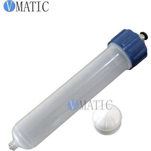Free Shipping Quality Thickening Explosion-Proof 200cc/ml Helix Luer Lock Tip Dispenser Pneumatic Syringe Barrel With Adapter