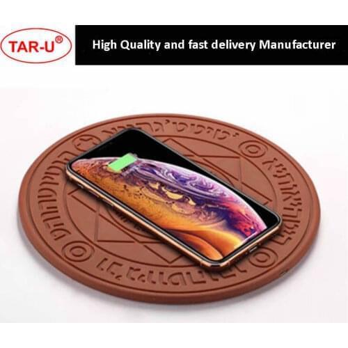 50pcs/Lot, Universal portable fast charger,Magic charging pad, Qi fast charge 10W for iPhone X/XR,Samsung and Xiaomi smartphone