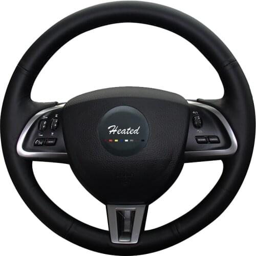Steering Wheel Cover for Jaguar xf car styling Artificial Leather Braid on the steering wheel