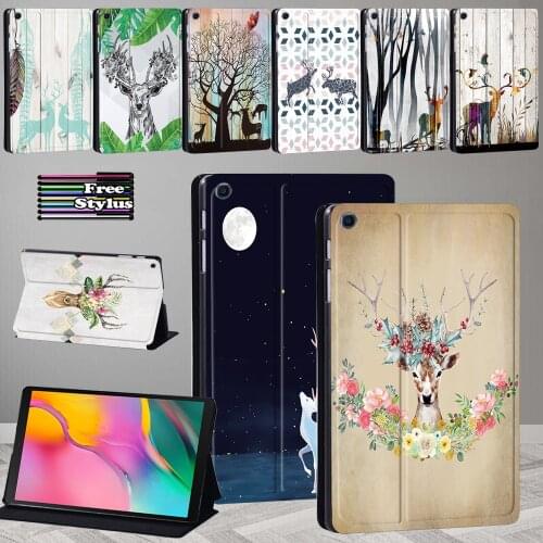 For Samsung Galaxy S6 Lite 10.4/Tab S6 T860/Tab S4/Tab S5e T720 Dust-proof Pu Leather Stand Tablet Case for Tab A7 T500 T505