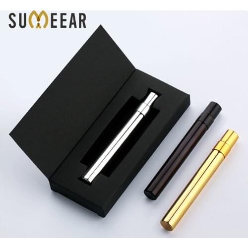 50 Pcs/Lot 10ml Perfume Bottle Atomizer Collocation Package Box White or Black Spray Bottle Gift