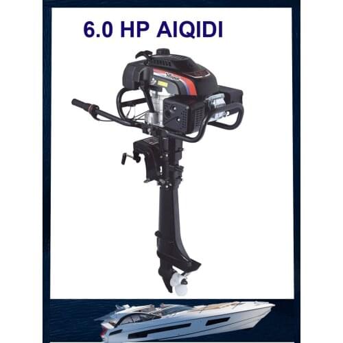 Hot Sale ! Powerful Gasoline Engine AIQIDI 6.0HP 4 Stroke Marine Outboard Motor Competitive Price Boat Hooking Motor Engine