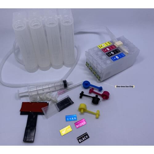 CISS Cartridge for T405 405XL T405XL With Chip For Epson WorkForce WF-7830 WF-7835 WF-7840 WF-3820 WF-3825 etc