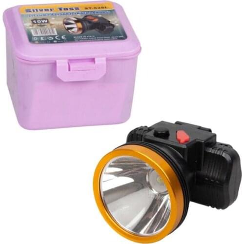 Silver Toss St-628l 10 Watt Single Leds rechargeable Head Lamp