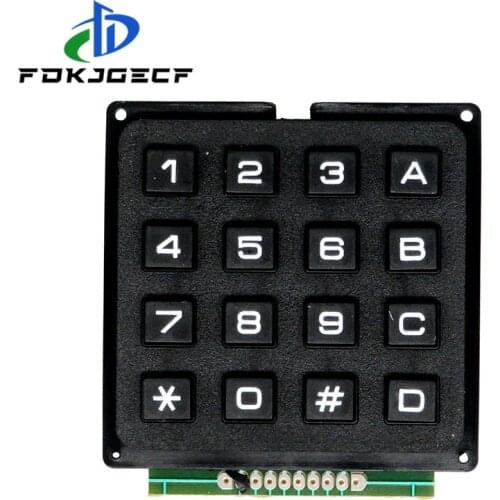 4x4 Matrix Keyboard Keypad Module Use Key PIC AVR Stamp Sml 4*4 Plastic Keys Switch for Arduino Controller