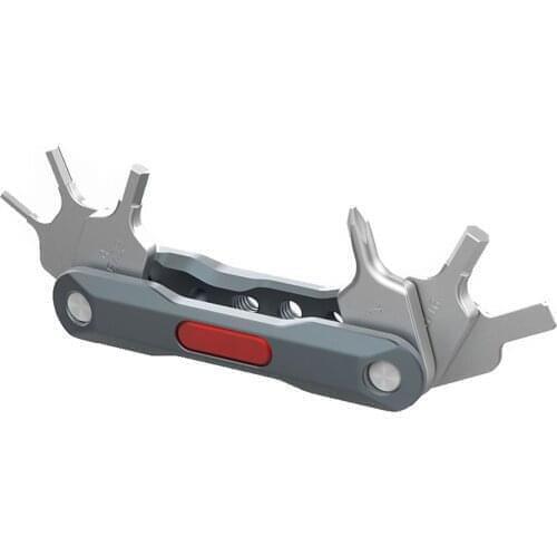 Folding Tools Set with Screwdriver Hex Key Wrenches with Six Funtional Tools