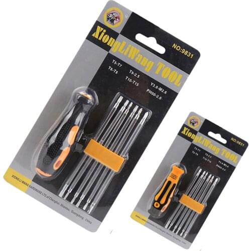 6 in 1 dual-purpose screwdriver sets for Phones Tablet PC Portable Hand Tools