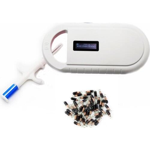 RFID Tag Reader Dog Cat Pet Animal Chip ID Microchip Scanner Handheld Microchip Reader for Puppy Turtle Fish Identification