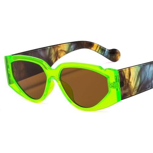 Small Cat Eye Rectangle Sunglasses Men Women 2021 Sun Glasses Luxury Brand Travel Vintage Retro Oculos Femme Shades UV400 Gafas