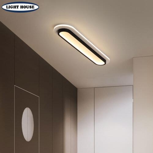 Modern minimalist ultra-thin led ceiling lamp villa corridor aisle lamp indoor cloakroom chandelier hotel lighting