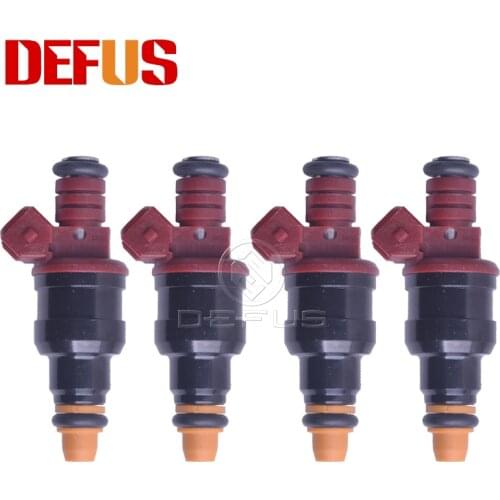 DEFUS 4x Fuel Injector Nozzle Bico 0280150431 High Performance For SAAB 9-3 900 9000 2.0L 2.3L I4 TURBO 94-01 0 280 150 431 NEW