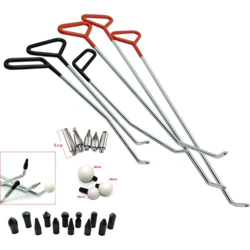 PDR Rod Kits car auto Body Paintless Dent Repair Removal Tools Dent Puller PDR Tools Push hooks