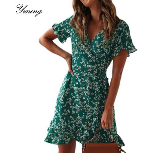 Летние платья бохо YMING China At AliExpress