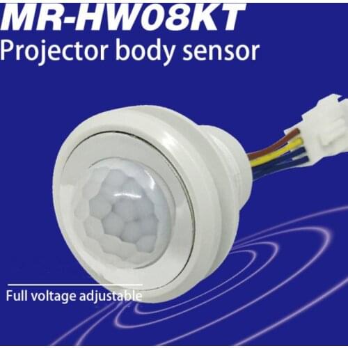 1pc Infrared Light Motion PIR Sensor Detector Time Delay Home Lighting Switch Led Sensitive Night Lamp for Home Indoor Outdoor