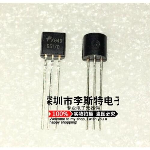 10pcs BS170 TO-92 0.5A/60V