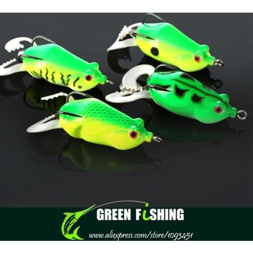 10pcs 6.5cm Big feet fishing frog bait fishing tackle soft bass frog baits soft lure kit bass lure