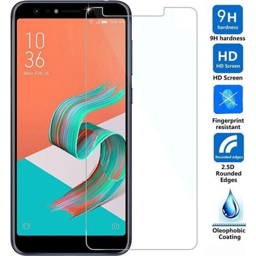 2.5D Tempered Glass For Asus Zenfone 5 Lite ZC600KL Protective Film 9H Explosion-proof LCD Screen Protector For Asus X017D