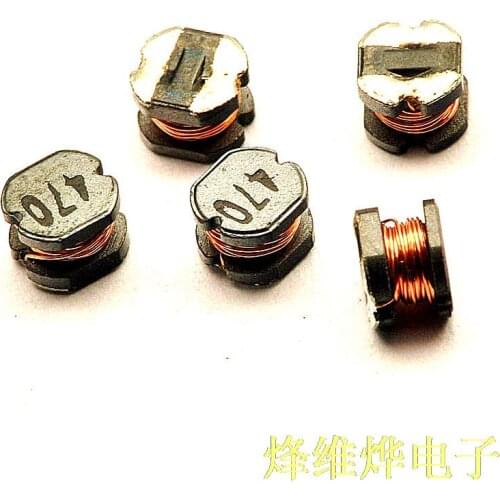 Free shipping SMD power inductors CD43 47UH word mark 470 ( 50 )