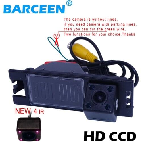The higest night vision camera wire car parking camera 170 wide angle for Hyundai ix35 bring water-proof function
