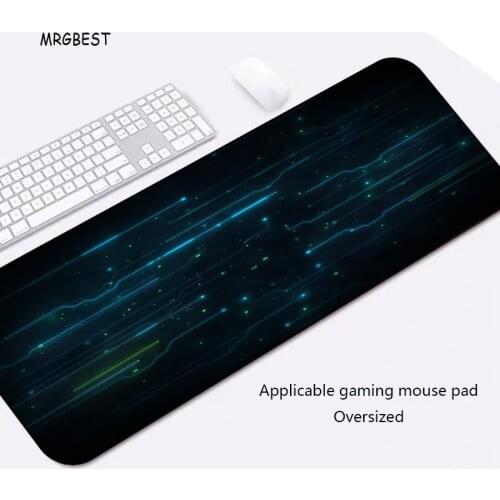 MRGBEST Gaming Mouse-pad Large Size Technological Stationary Object Picture Rubber Mats with Locked Edge for Gaming or Office