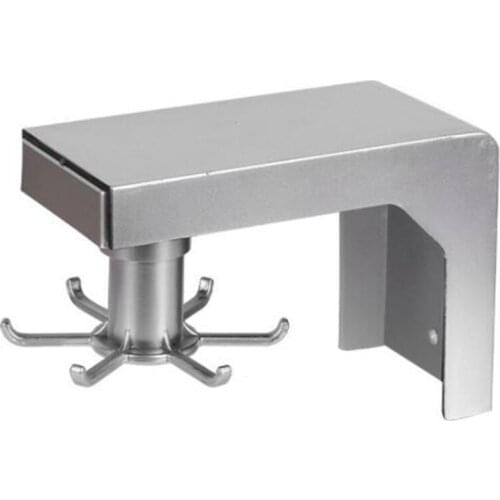 K1KA Wall Mounted Kitchen Utensil Holder Multifunctional Organizer with 6 Hooks for Hang Spoons, Towels, Gloves Punch-free