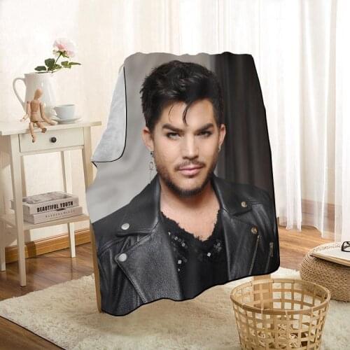 New Arrival Adam Lambert Blankets Printing Soft Blanket Throw On Home/Sofa/Bedding Portable Adult Travel Cover Blanket 0603