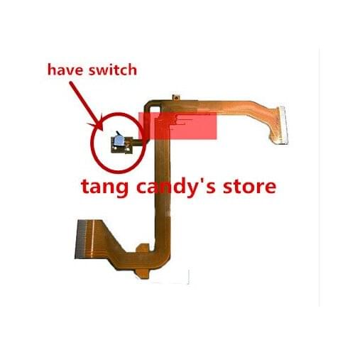 New LCD Flex Cable For Panasonic NV-GS17 GS19 GS21 GS25 GS28 GS31 GS35 DV Camera Repair Part with Micro Switch