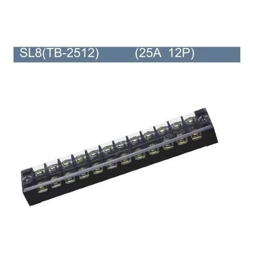 TB panel mounted terminal Blocks TB-2512 25A 12P