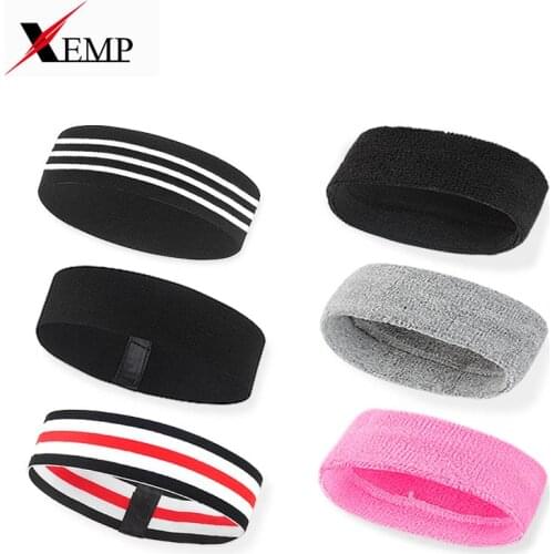 High Quality Cotton Sweat Headband For Men Sweatband women Yoga Hair Bands Head Sweat Bands Sports Safety
