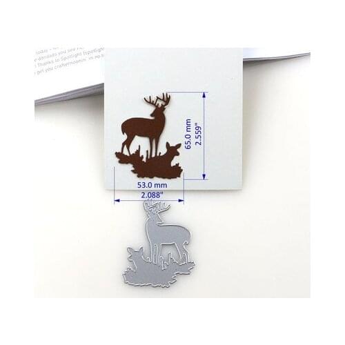 DF deer Cutting Dies for DIY Scrapbooking/photo album Decorative Embossing DIY Paper Cards