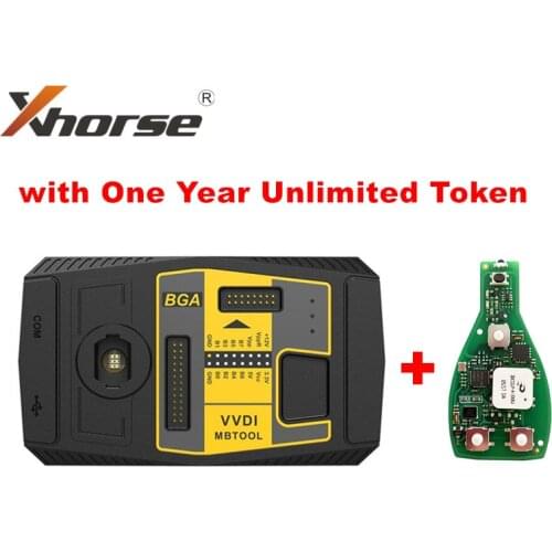 Xhorse VVDI MB BGA TooL Key Programmer V5.1.1 with Full One Year Unlimited Token Plus MB For Benz FBS3 Keyless Key 315/433MHZ
