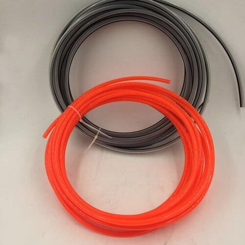 SAT9205 PU Nylon Anti-corrosion Hose 4*6 4*6 5*8 3pcs 10meter for Double Nozzle Spray Gun AB Agent