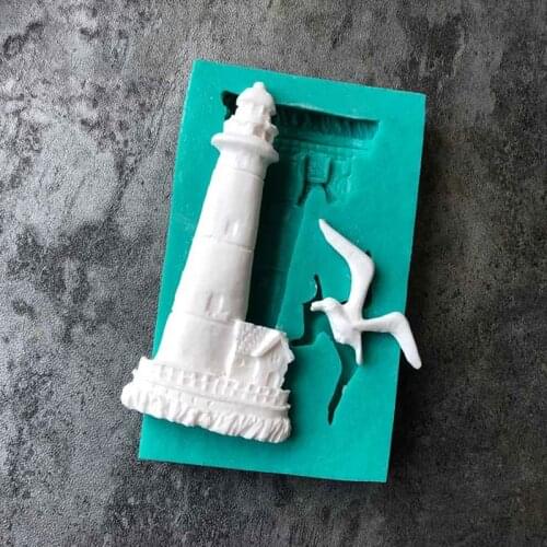 Lighthouse Silicone Mould DIY Fondant Cake Mould Chocolate Fudge Mould