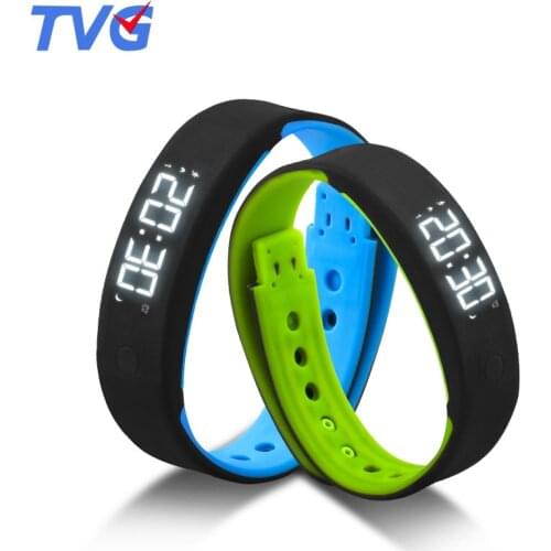 TVG Brand Men Sports Watches Fashion Smart Wristband Digital Watch Men Ladies Children Women LED Bracelet Waterproof Wristwatch
