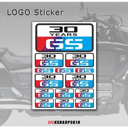 Motorcycle GS 30 years sticker body reflective motorcycle fuel tank logo For BMW F850GS R1200GS F650GS F800GS F700GS F750GS
