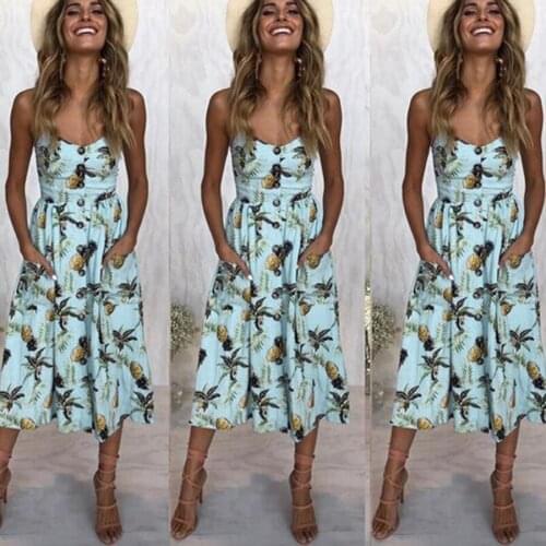 UCMICM Summer Dresses With Print