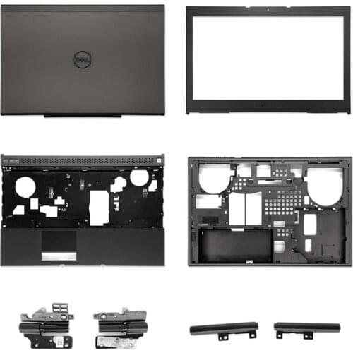 NEW Laptop LCD Back Cover/Front bezel/Hinges/Palmrest/Bottom Case For Dell Precision M4800 0Y32M 0FT2YX 07M7FM 0TVPD6