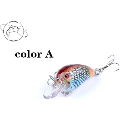 1Pcs Artificial Crank Fishing Bait 45mm 4.2g For Sinking Swimbaits Bass Pike Lifelike Wobblers Pesca Triple Hook Isca Tackle