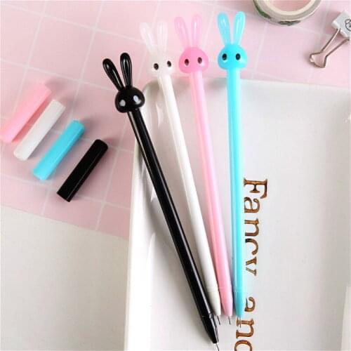 1pcs Cute Rabbit Cartoon Gel Pen Cute Magic Pens Kawaii Gel Pens For School Writing Novelty Stationery Girls Gifts
