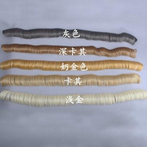 12PCS/LOT Doll Accessories Wigs Short 5CM DIY Fringe Synthetic Doll Hair For BJD Doll