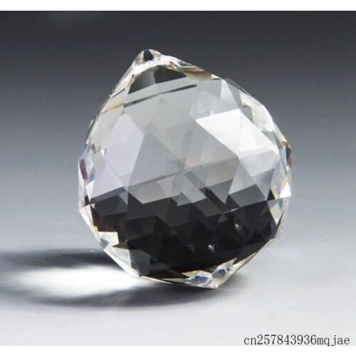 125pcs 30mm Clear Crystal Balls Chandelier Ball Crystal Prism Transparent Faceted Balls
