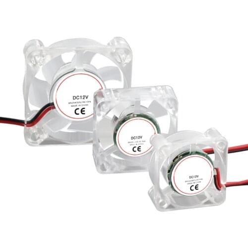 3D Printer Cooling Fan LED Light Cooler Fan Hydraulic Bearing Fan Mini 2510 3010 4010