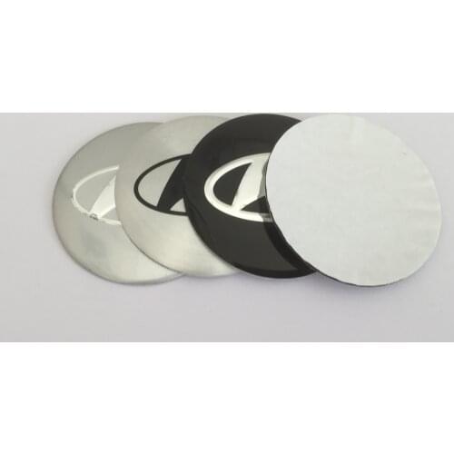4pcs 56mm 65mm Car Wheel Center hub Cap Badge dust-proof covers emblem sticker car Styling accessories