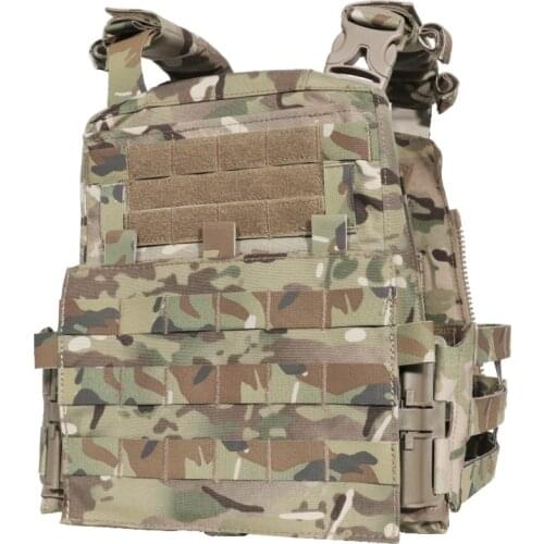 AVS TACTICAL VEST PLATE CARRIER with 3 Band Quick Release Side Molle Sripe